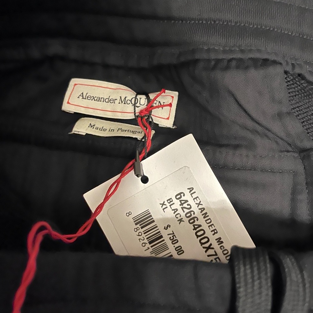 Alexander McQueen blk xl joggers